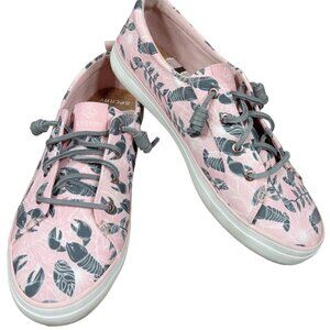 SPERRY Top Sider Slip On Sneaker Pink/Gray Sz 10 EUC